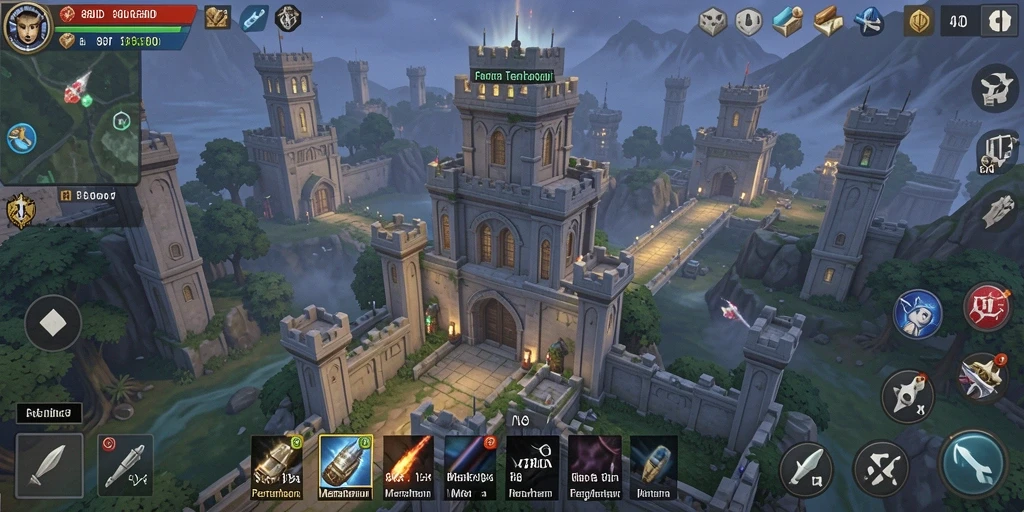 Screenshot gameplay Tower Defense yang menarik dan strategis.