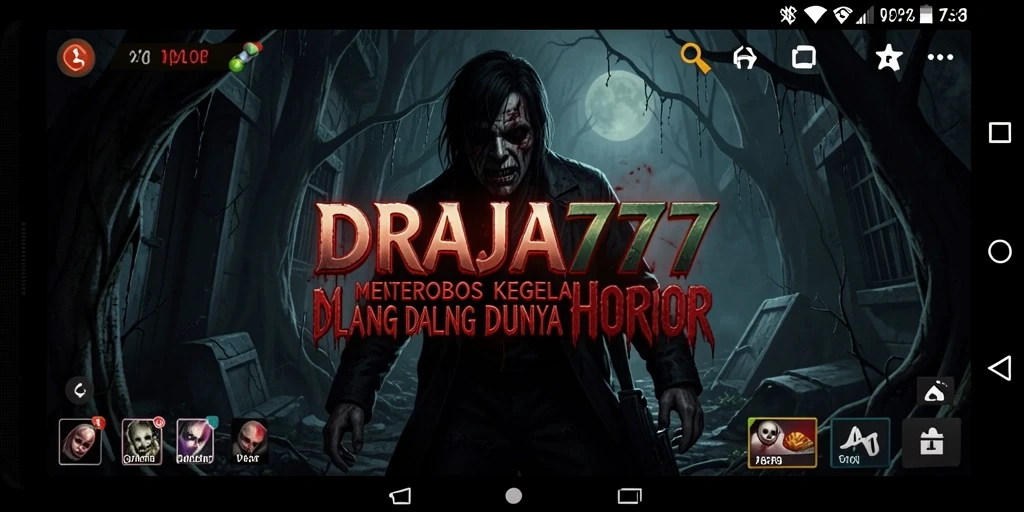 Gameplay menakutkan dengan suasana yang mencekam di DRAJA777.