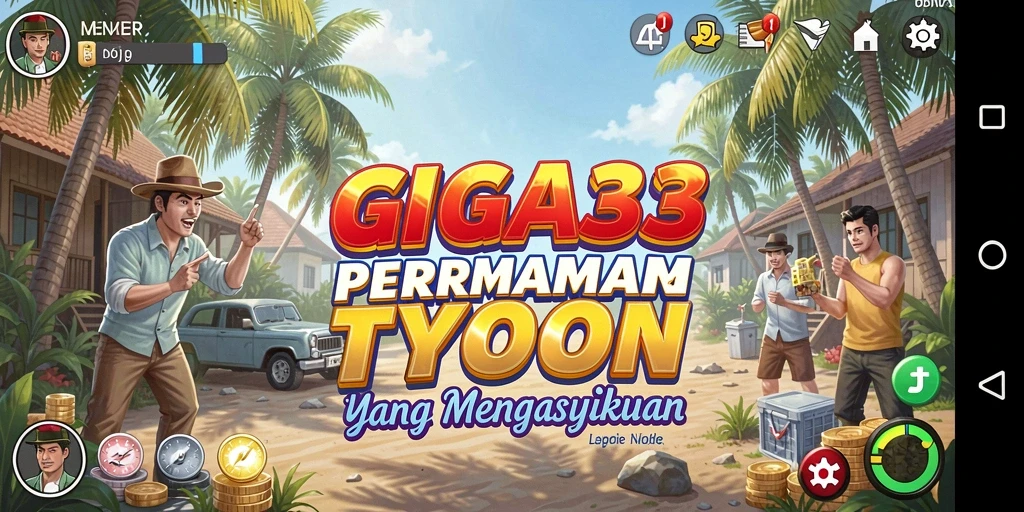 Tampilan gameplay GIGA33 yang menarik dalam kategori Tycoon.