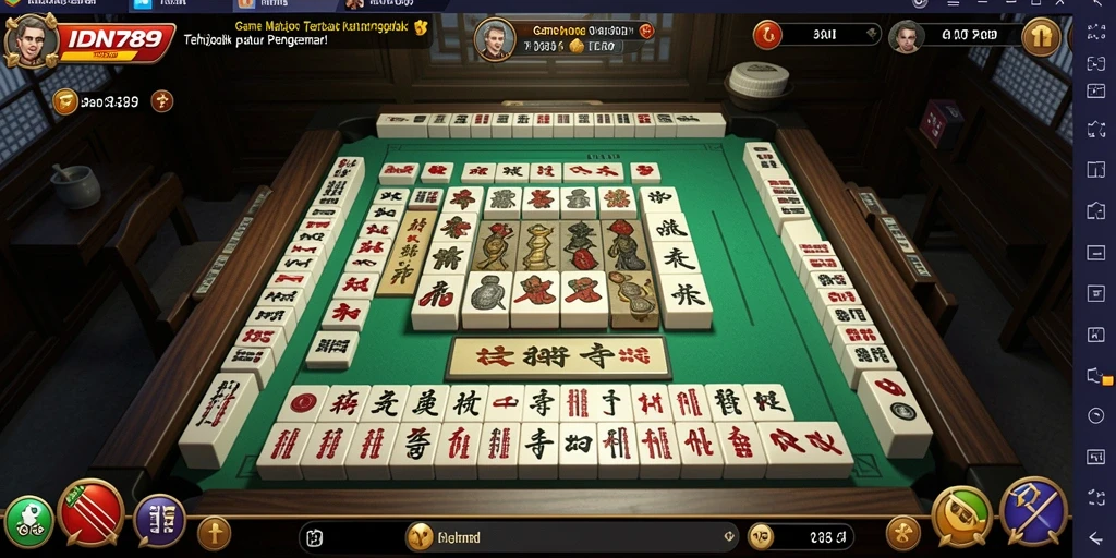 Screenshot gameplay IDN789 menampilkan momen seru saat bermain Mahjong.