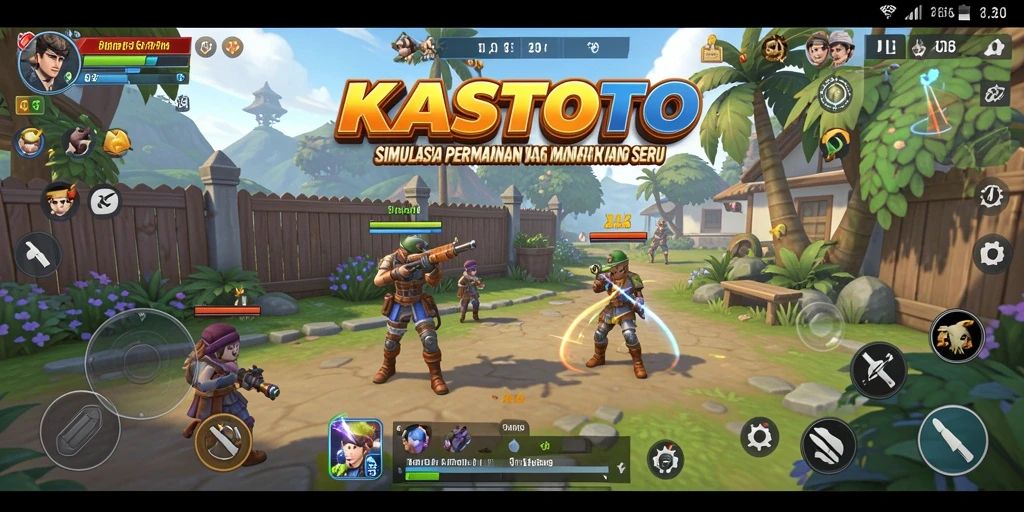 Tampilan gameplay KASTOTO yang mendalam dan interaktif.