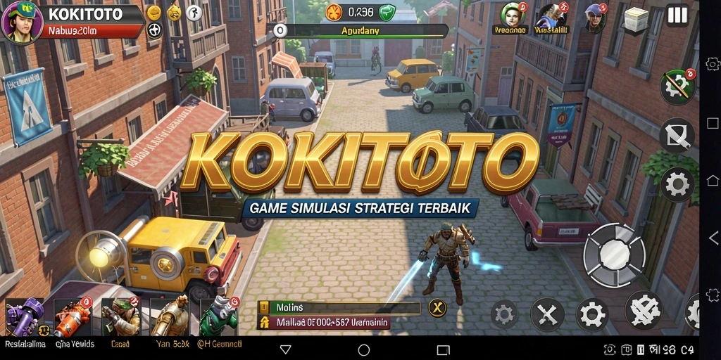 Screenshot KOKITOTO menampilkan aksi mendebarkan dalam gameplay SLG.