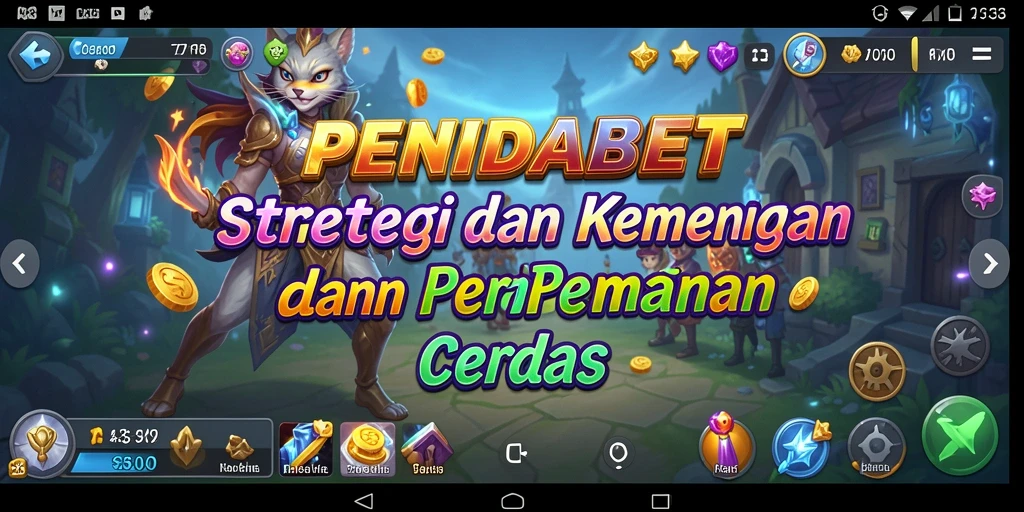 Tampilan gameplay strategi yang mendebarkan dan penuh tantangan.