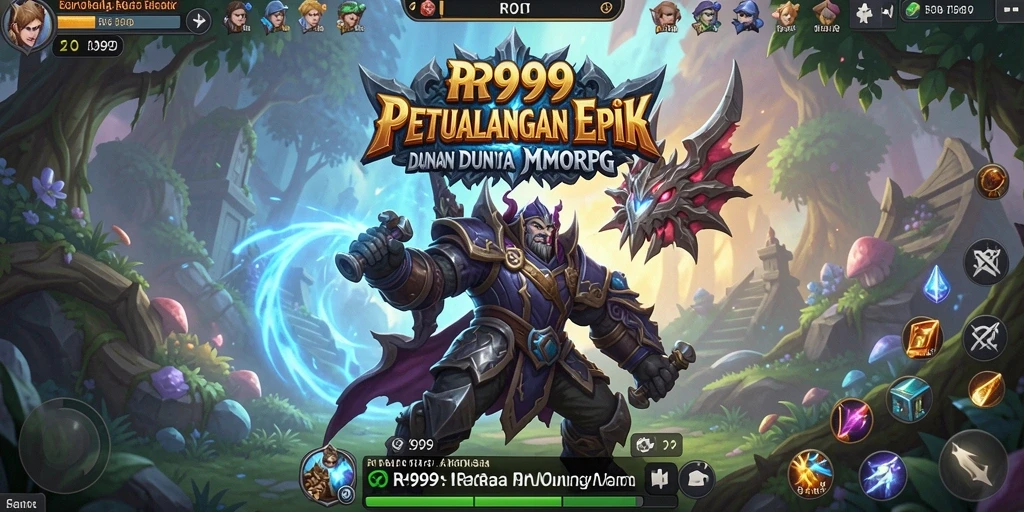 Tampilan gameplay <strong>RR999</strong> yang memukau dalam dunia MMORPG.