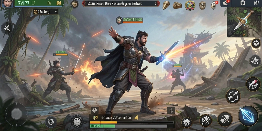 Tampilan gameplay RVIP3 yang menegangkan dan strategis.